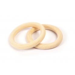 anneaux en bois 75 cm 2 pieces