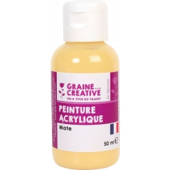peinture acrylique 50 ml creme