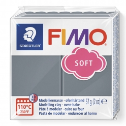 pate fimo 57 g soft gris anthracite 8020 t80