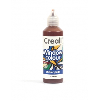 peinture repositionnable pour vitres marron