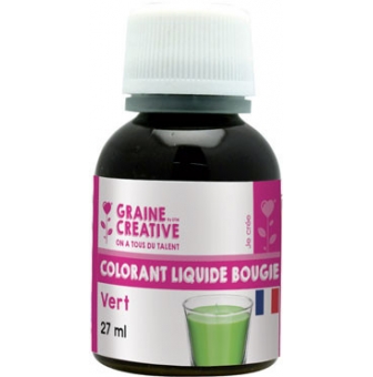 colorant liquide pour bougie 27 ml vert