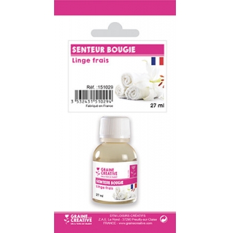 parfum a bougie 27 ml linge frais