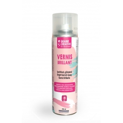 vernis en spray brillant 250 ml