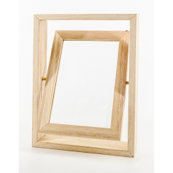 cadre double face pivotant 20 x 15 cm