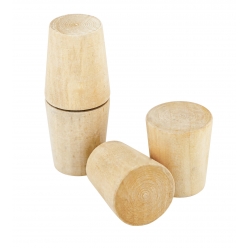 pied de tiroir ou commode cylindrique 4 pieces