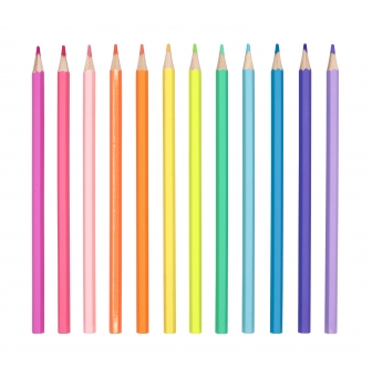 crayons de couleur qualite beaux arts couleur pastel 12 pieces