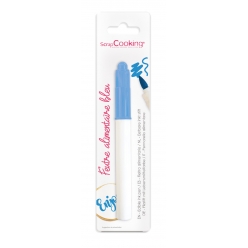 stylo feutre alimentaire bleu
