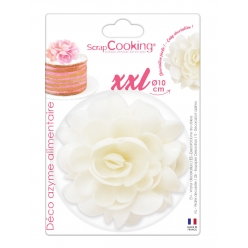 fleur azyme blanche xxl 10 cm