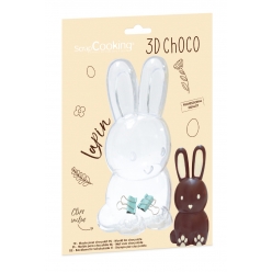 moule 3d choco lapin