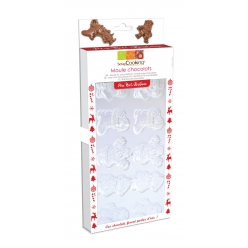 moule rigide chocolat noel