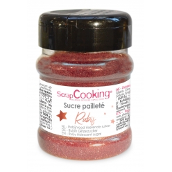 paillettes sucrees rubis 160g