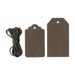 etiquettes kraft tag 55 cm 12 pieces