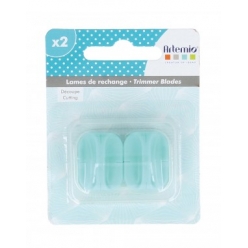 lames de decoupe pour massicot artemio 2 pieces