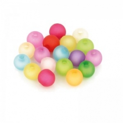 perles rondes givre acidule 8 mm
