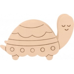 tirelire en bois tortue 18x7x115 cm