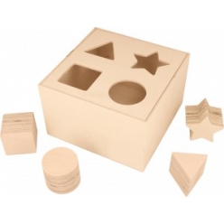 cube d activite en bois 16x16x10 cm