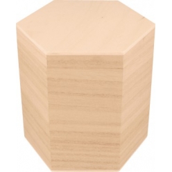 boites hexagonales en bois 3 pieces