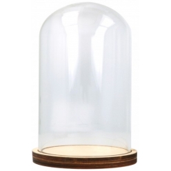 cloche en verre 9x13 cm