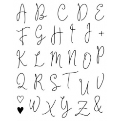 tampons transparents alphabet 14x18 cm