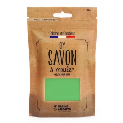 pain de savon 100 g opaque vert sombre