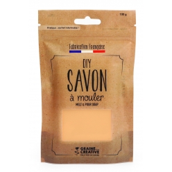 pain de savon 100 g opaque peche