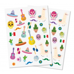 gommettes mexico de 14 a 54 cm 66 pieces