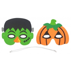 masques d halloween pour enfant monstre et citrouille