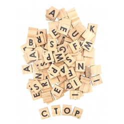 lettres carre en bois alphabet intelligent 120 pieces