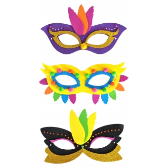 masques pour enfant mega pack carnaval 443 pieces