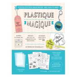 plastique magique cadeau maitresse merci 20x28 cm 3 pieces