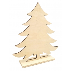 sapin de noel en bois a poser 168 x 4 x 19 cm