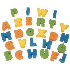 eponge mousse alphabet 26 pieces