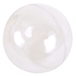 boules plastiques cristal 6 cm 5 pieces
