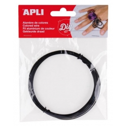 fil aluminium 15mm 5m noir