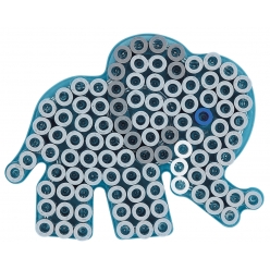 plaque transp elephant pour grosses perles o10 mm maxi