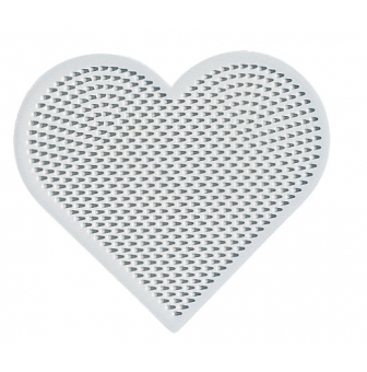 plaque petit coeur pour petites perles o25 mm mini