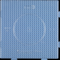 plaque carre transparente assemblable pour perles standard o5 mm
