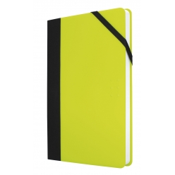 Carnet Paperbook moyen Fluo jaune Avec lignes
