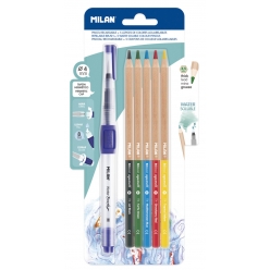 pinceau rechargeable water brush 5 crayons aquarellables