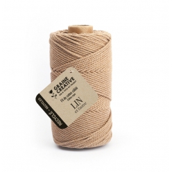 coton cable recycle ideal pour macrame et suspension lin