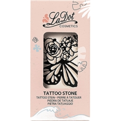 tampon en pierre pour tatoo ladot rose et papillon