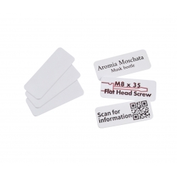 etiquettes pvc adhesive colop e mark 18 x 45 mm 50 pieces