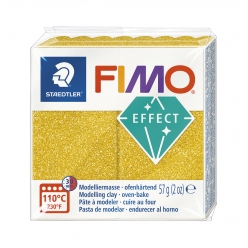 pate fimo 57 g effect paillette or 8010 112