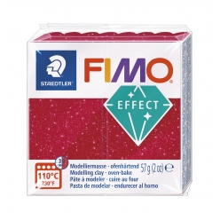 pate fimo 57 g effect galaxy rouge 8010 202