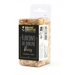 flocon de dorure feuille doree 1 g