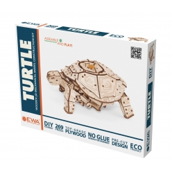 maquette 3d en bois puzzle tortue