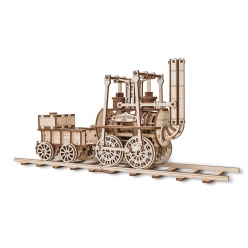 maquette 3d en bois puzzle locomotive