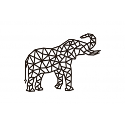 puzzle deco minimaliste elephant