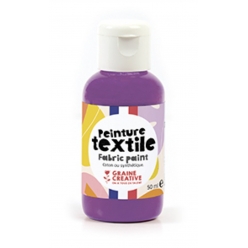 peinture textile violet 50 ml