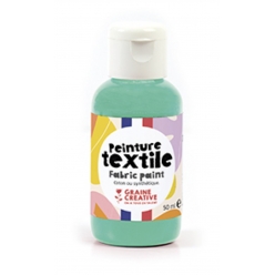 peinture textile menthe 50 ml